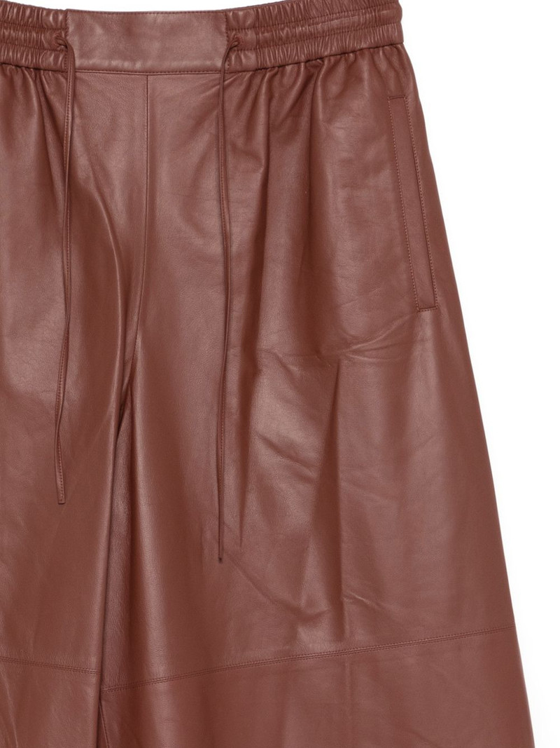 drawstring leather trousers 3