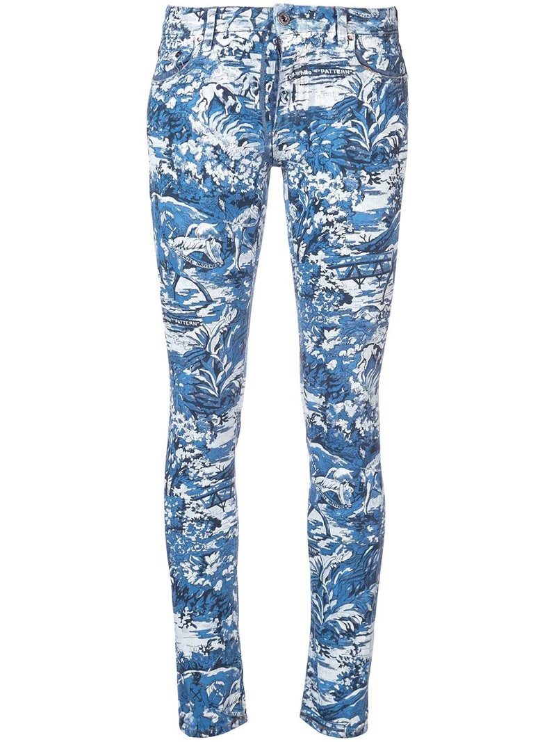 printed skinny jeans 1
