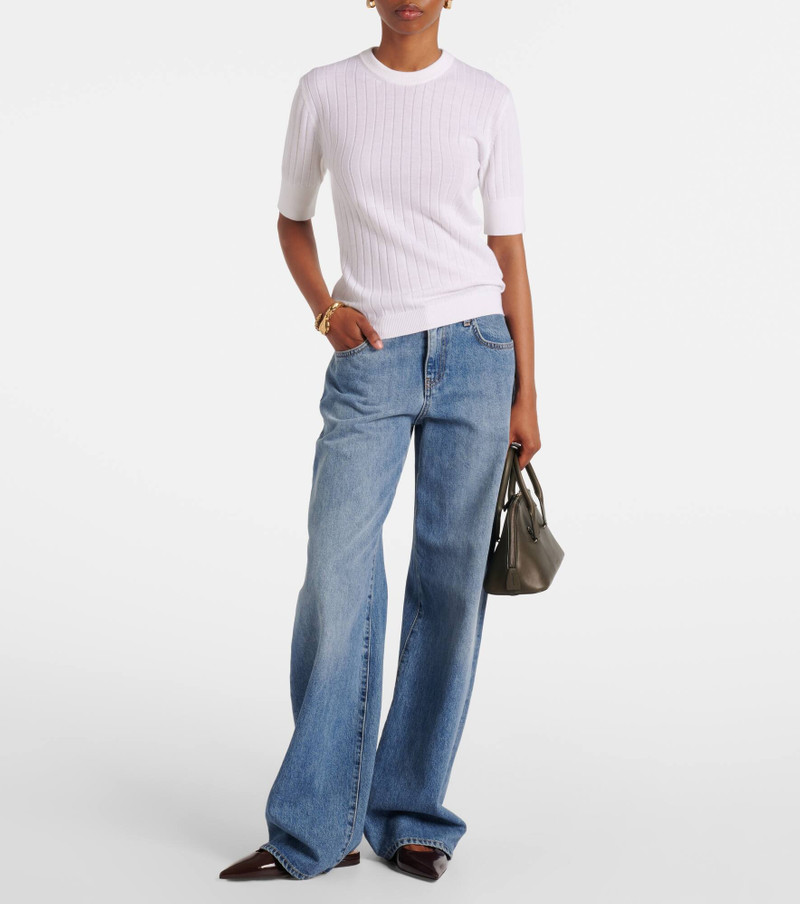 Gianvito Rossi Robbie leather slingback flats outlook