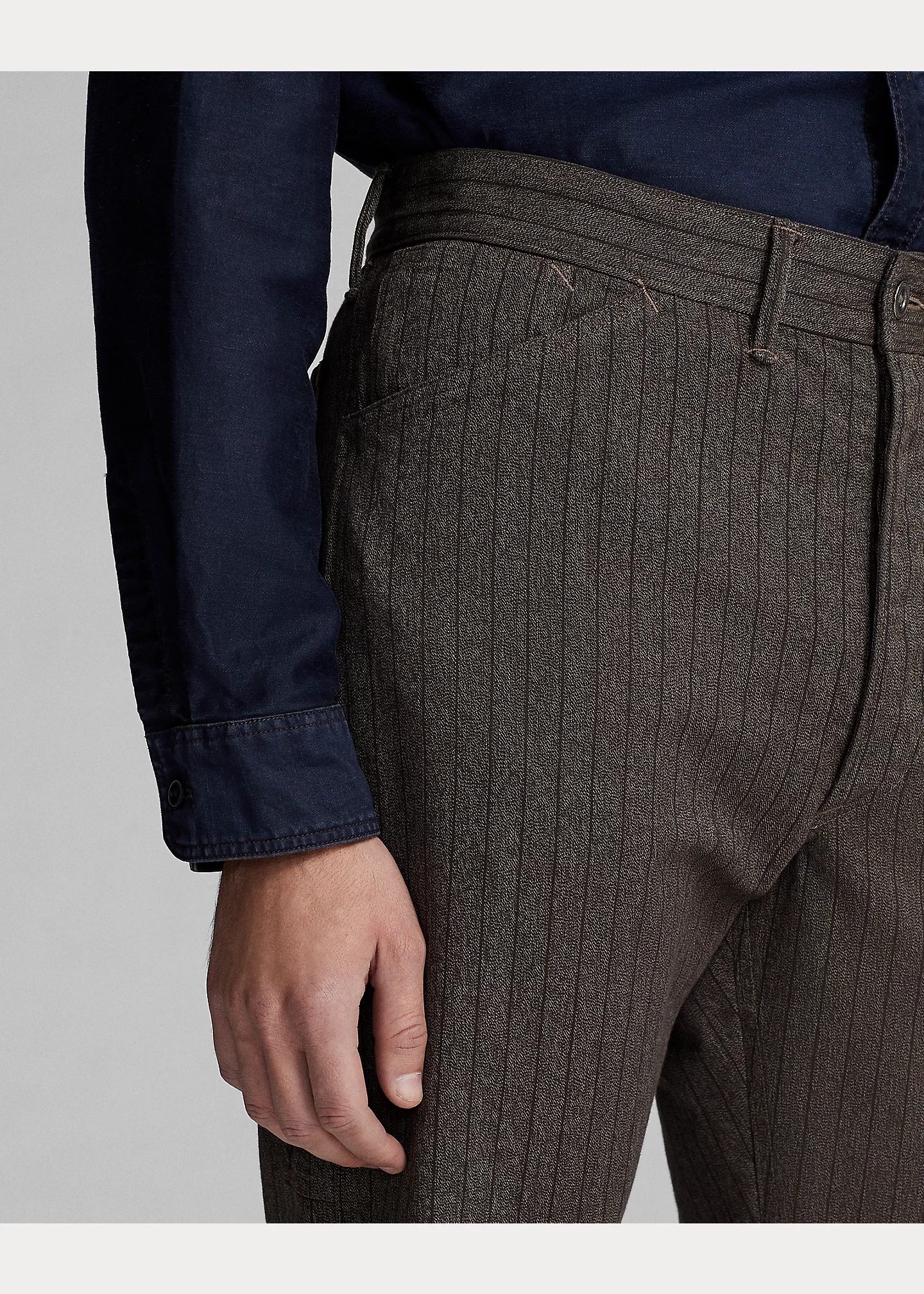 Striped Jaspé Twill Field Pant - 5