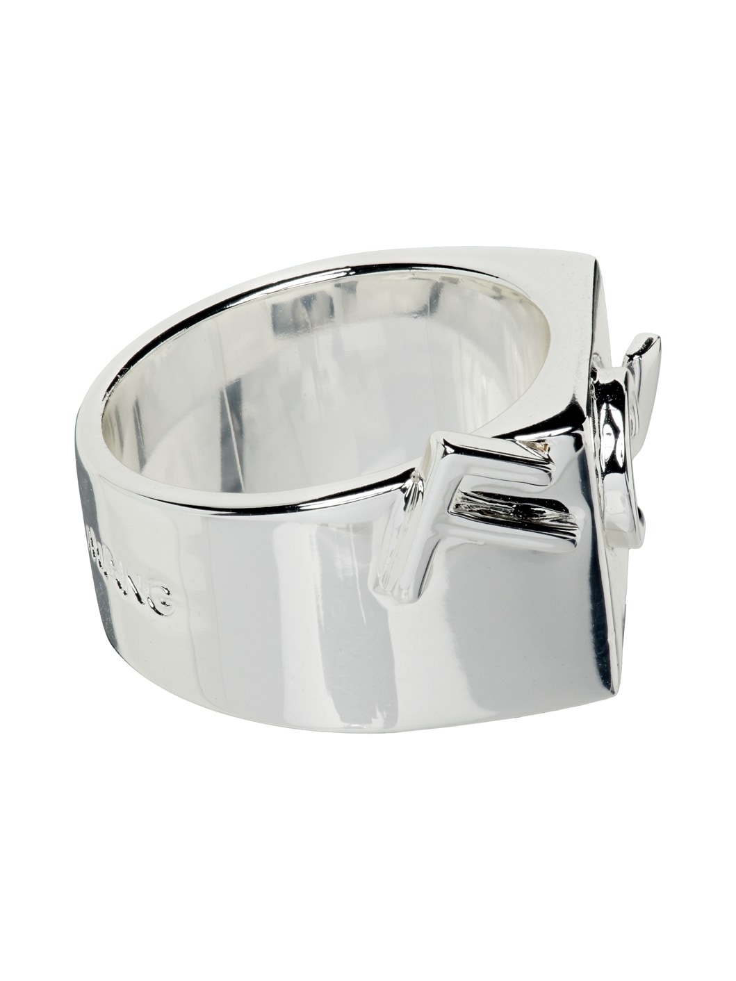 Silver Logo Ring - 5