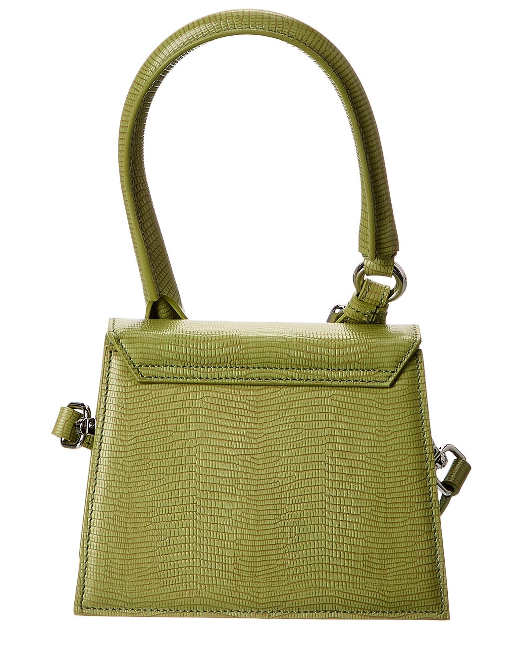 Jacquemus The Chiquito Medium Lizard-Embossed Leather Shoulder Bag - 2