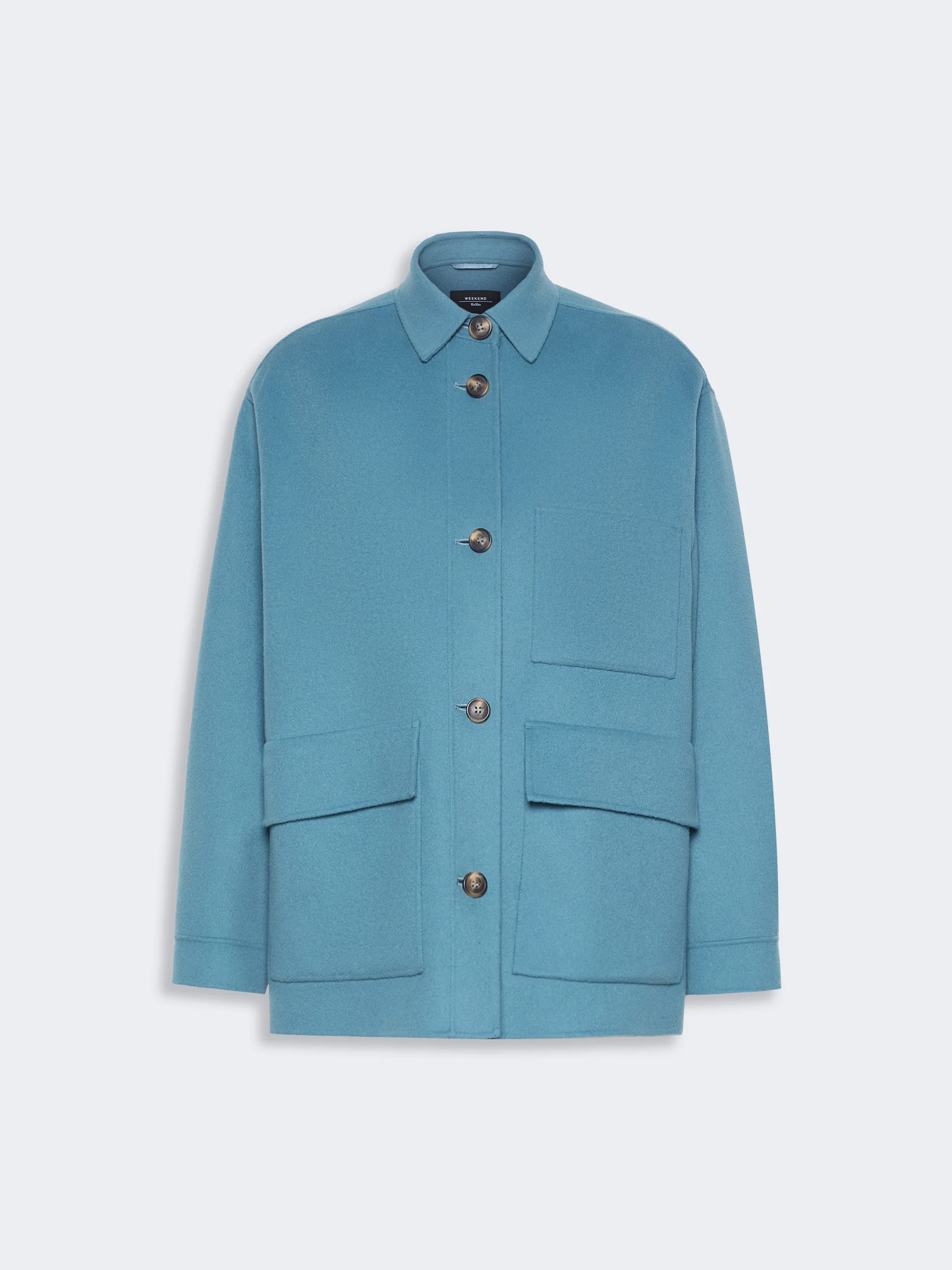 FOLK Double wool jacket - LIGHT BLUE - 1