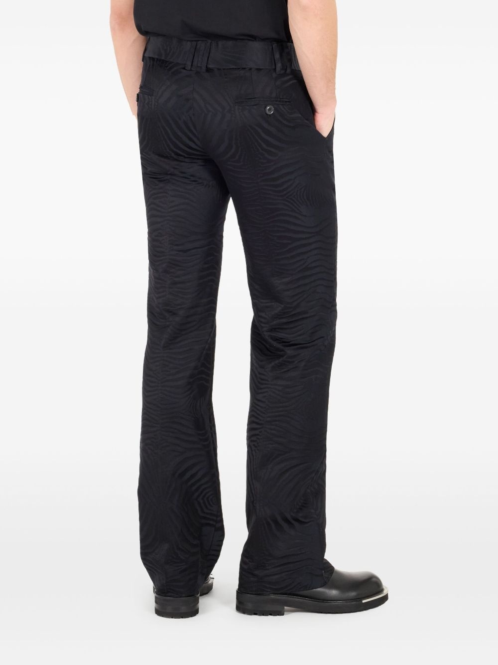 Tiger-print trousers - 4