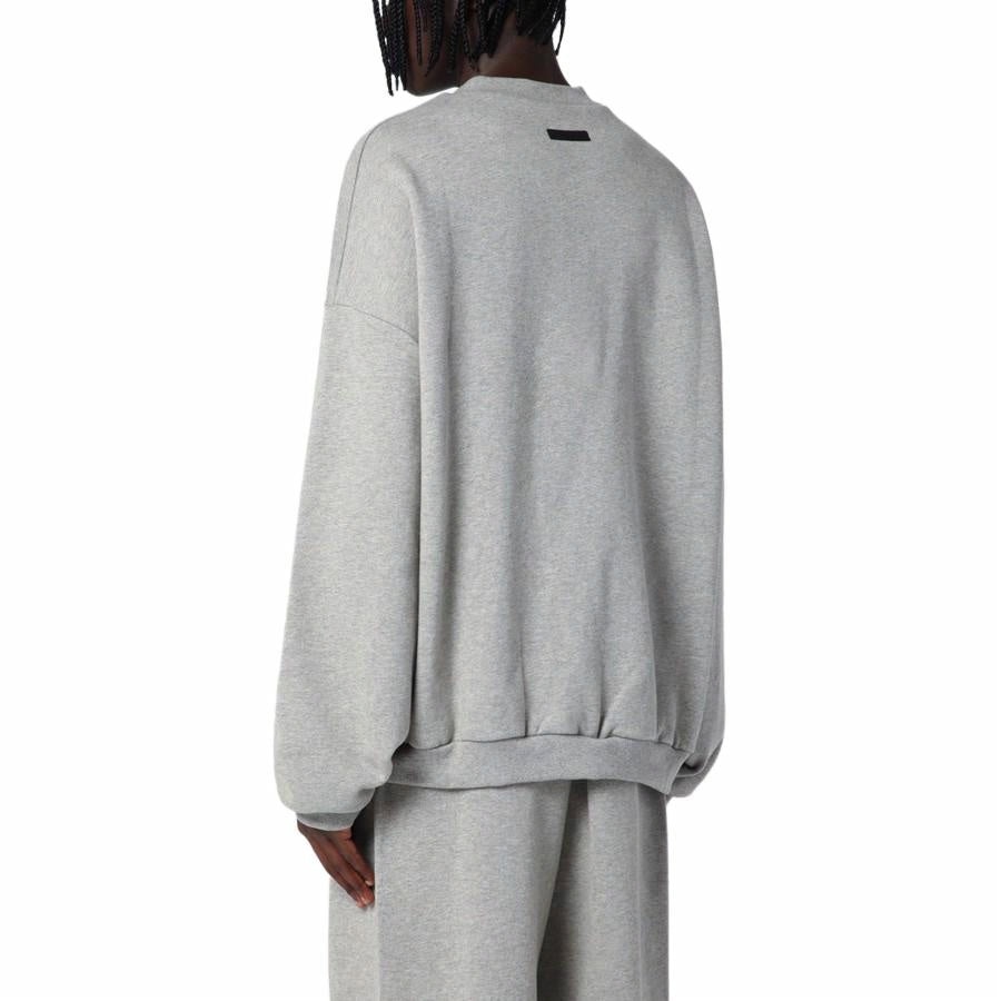 Fear of God Essentials Fleece Crewneck 'Dark Heather' 192BT246261F - 5