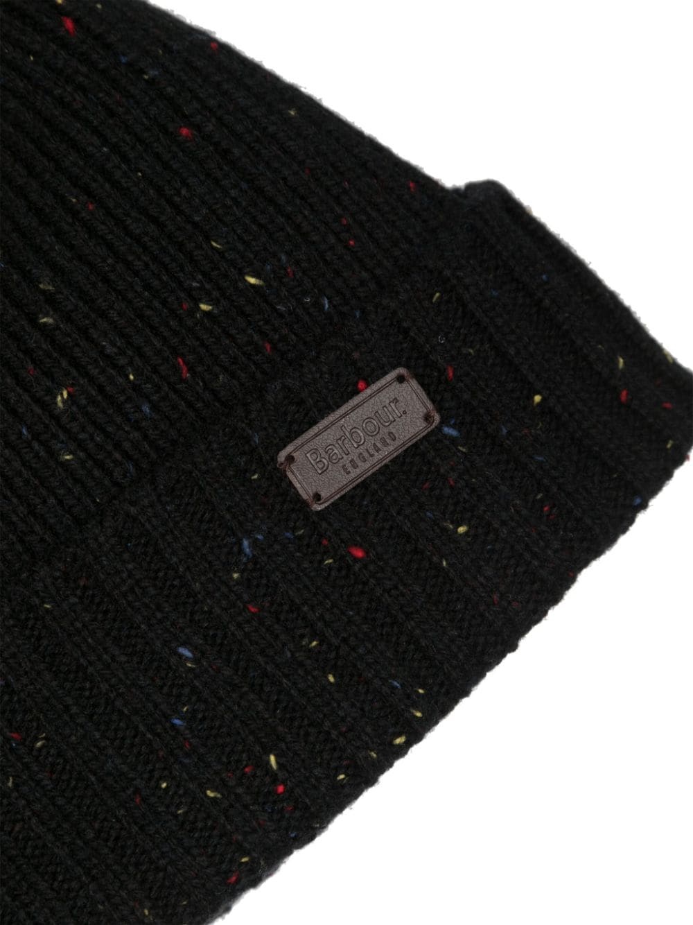 logo-patch knitted scarf set - 3