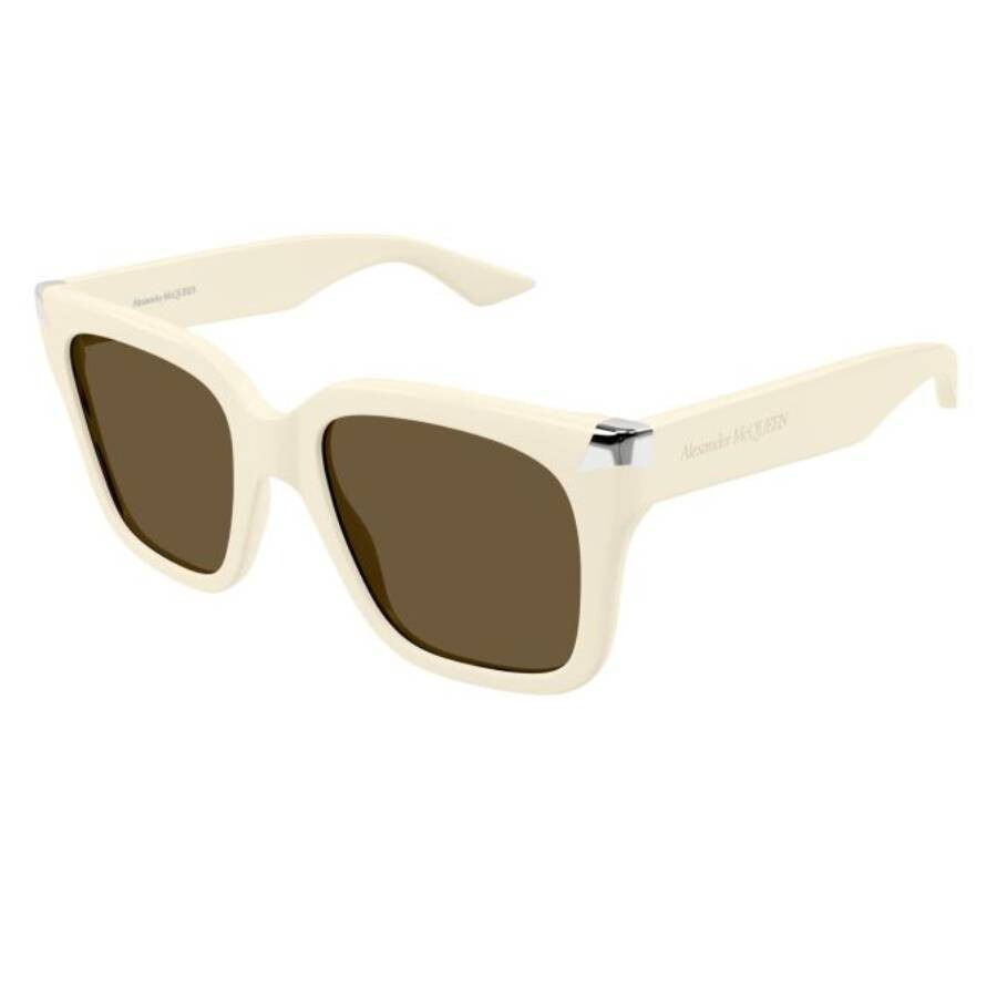 Alexander McQueen Brown Square Ladies Sunglasses AM0440S 004 53 - 2