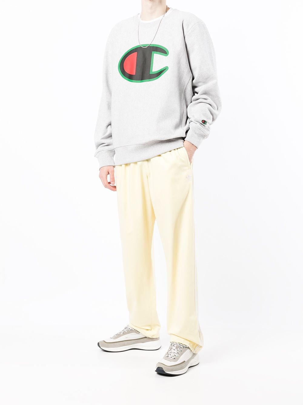 x Champion logo-print sweatshirt - 2