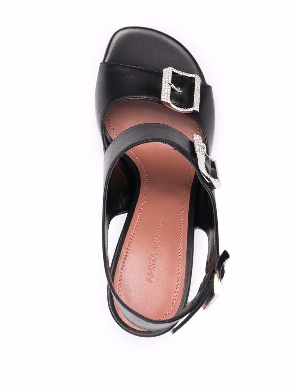 Millie 105mm crystal-buckle sandals - 4