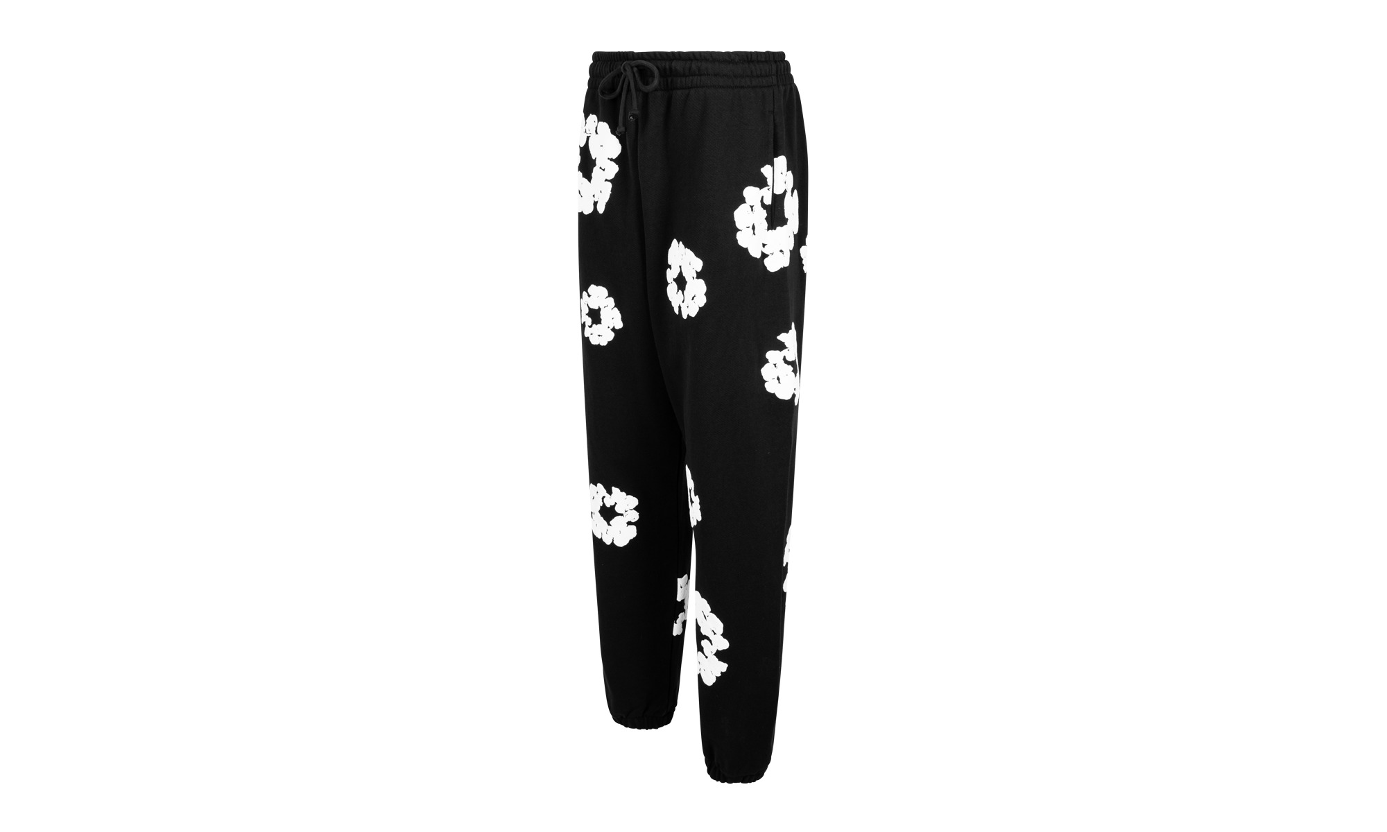 Cotton Wreath Sweatpants "Black" - 2