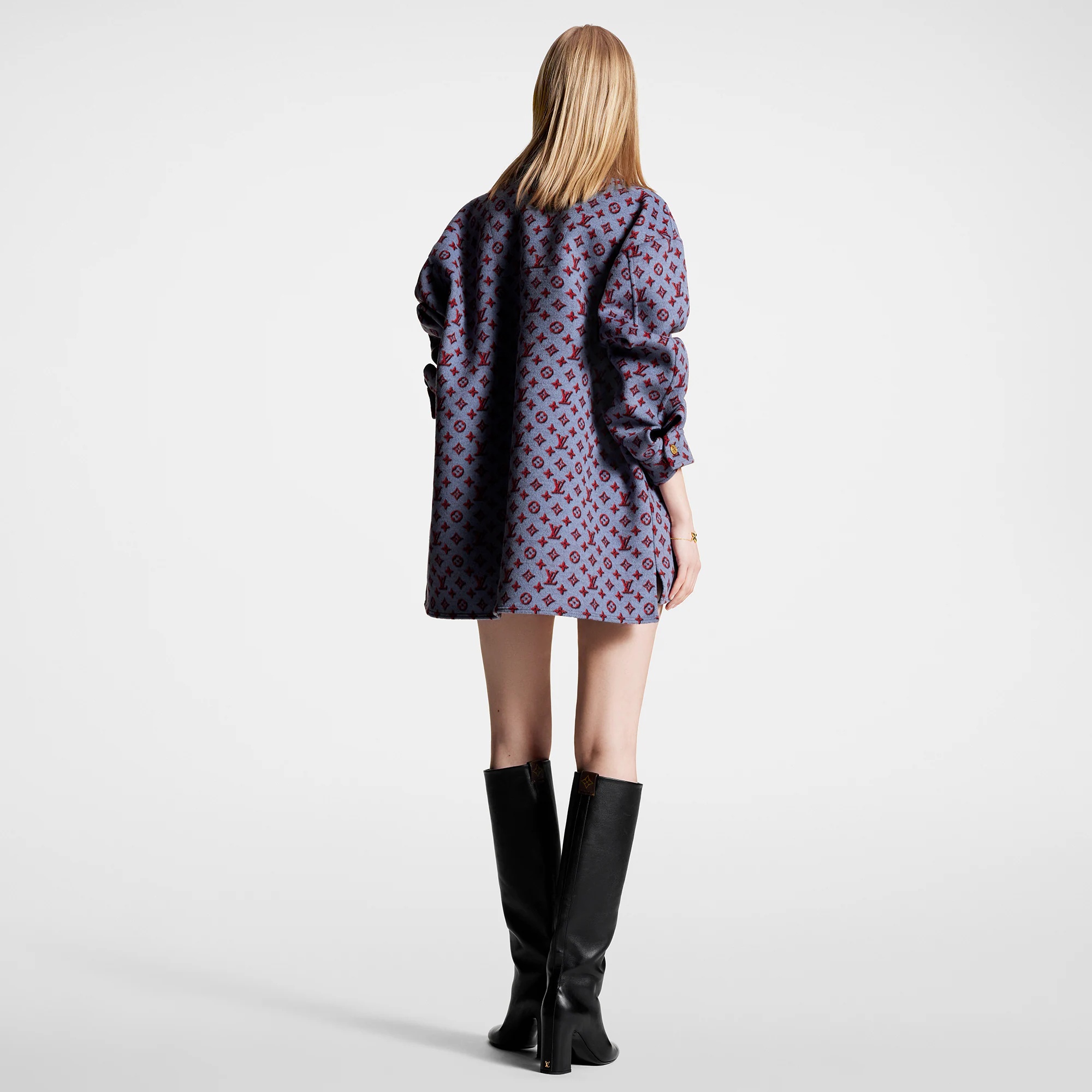 3D Monogram Zip-Up Jacket - 3