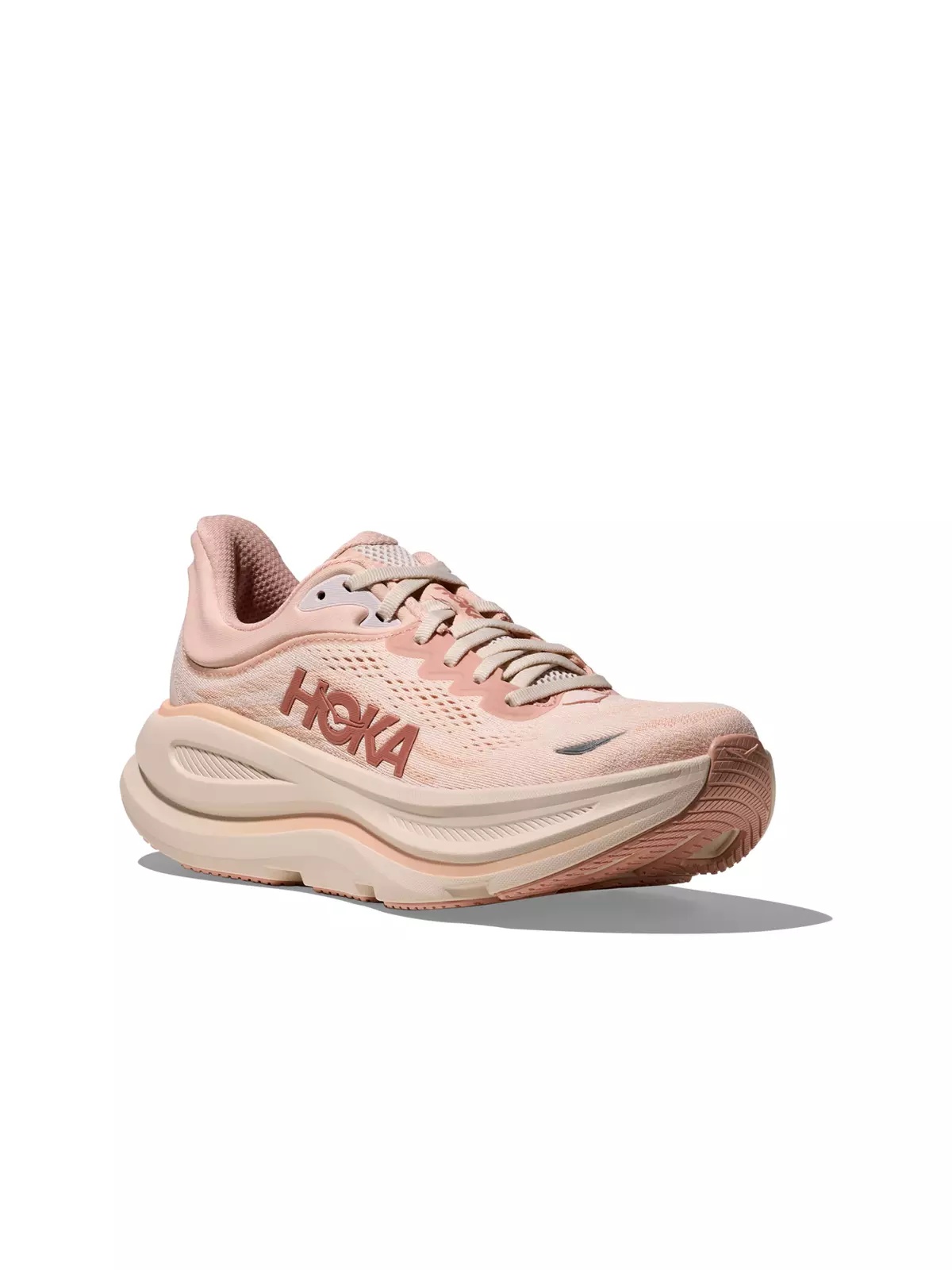 Bondi 9 "Rose Latte/Rose Cream" Women's Running Shoe - 3
