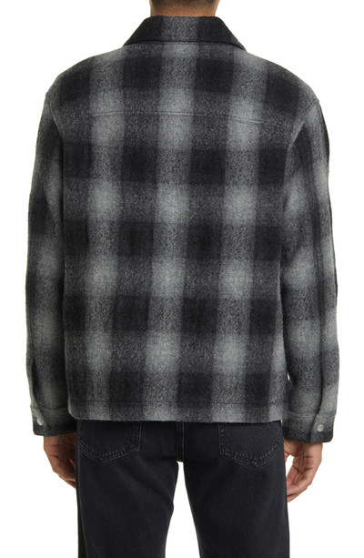 FRAME Shadow Check Wool Jacket outlook