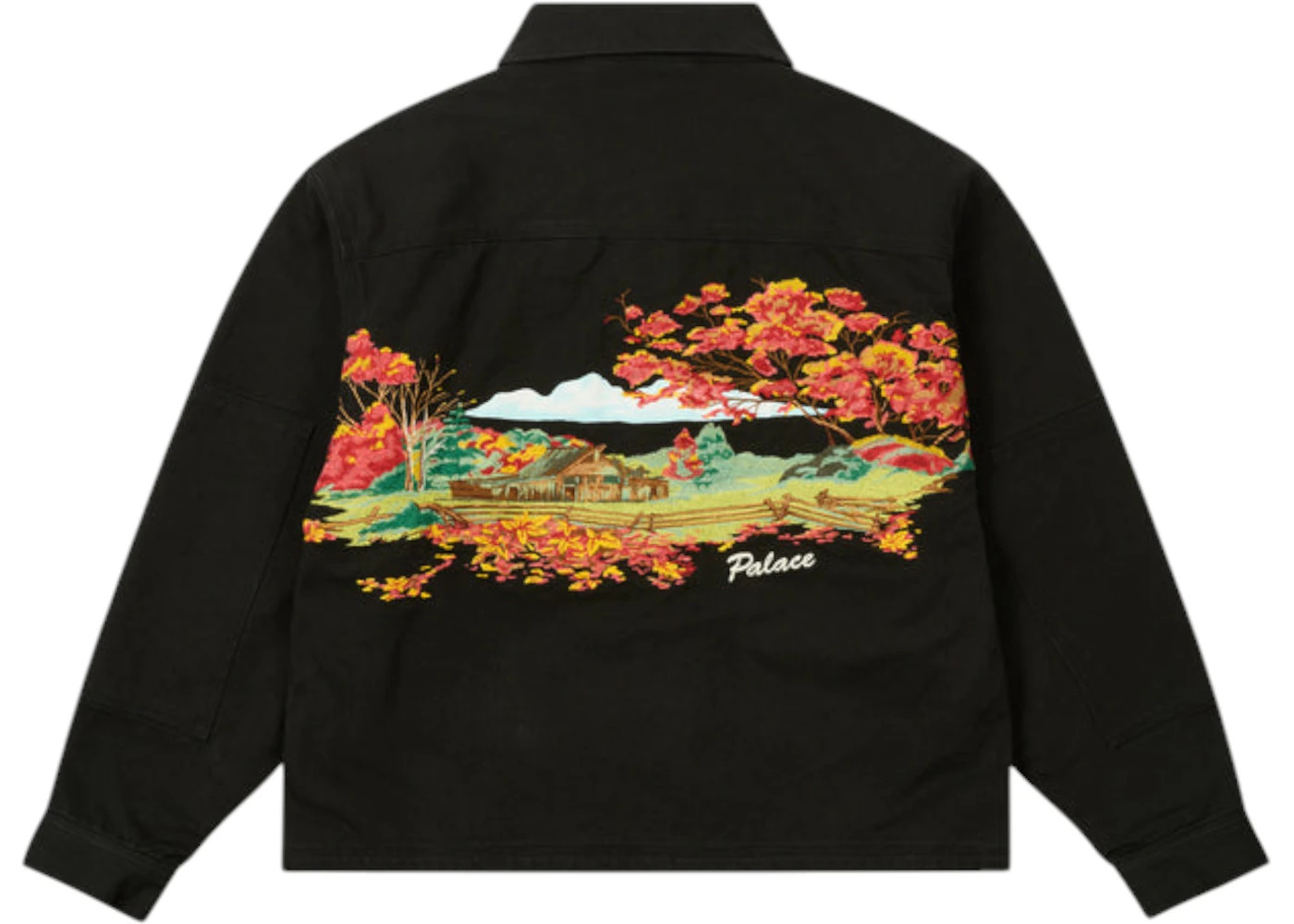 Palace Utility Fleece Jacket Black - 1