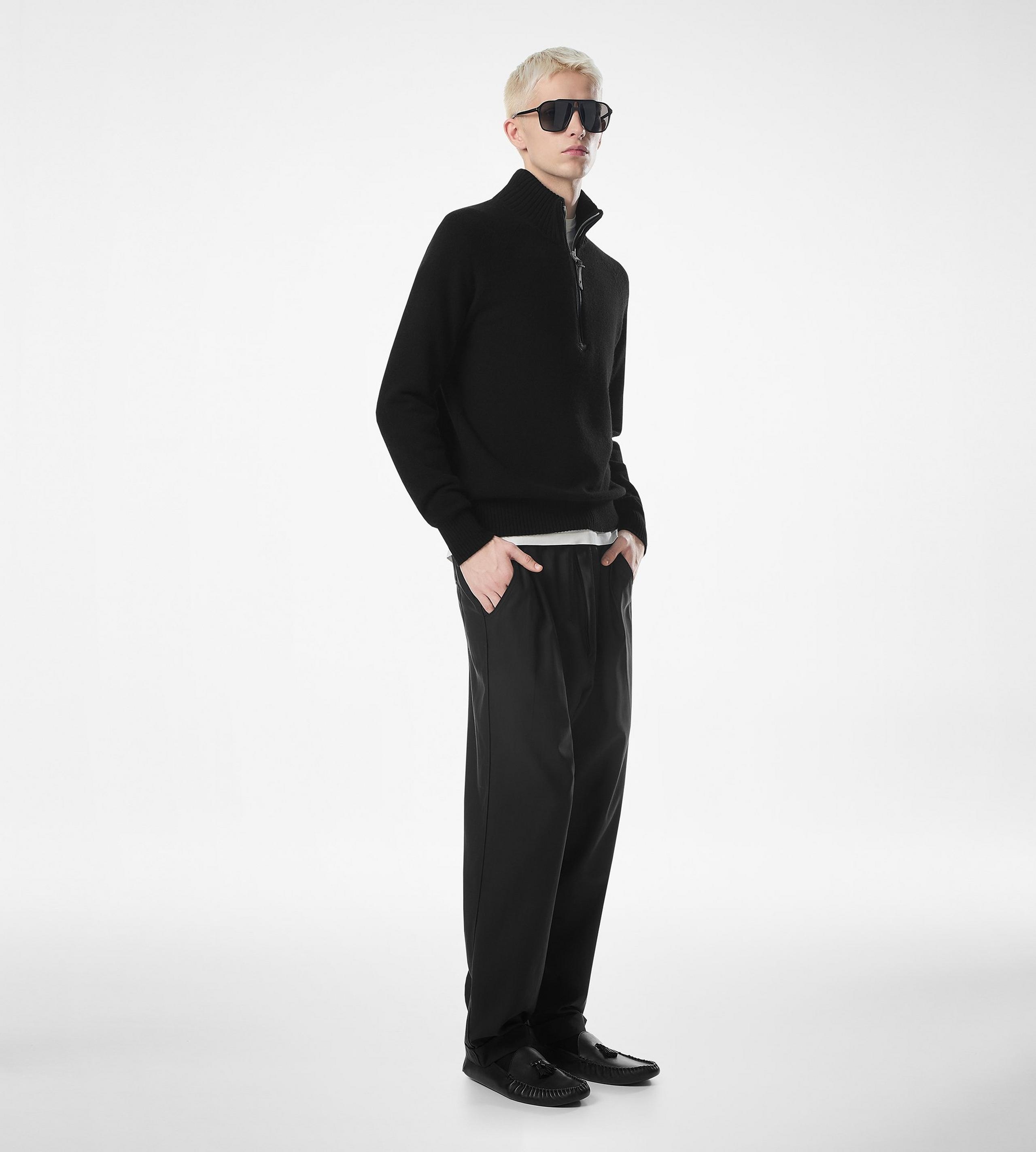 COTTON SILK FLUID TWILL LIGHT PANT - 2