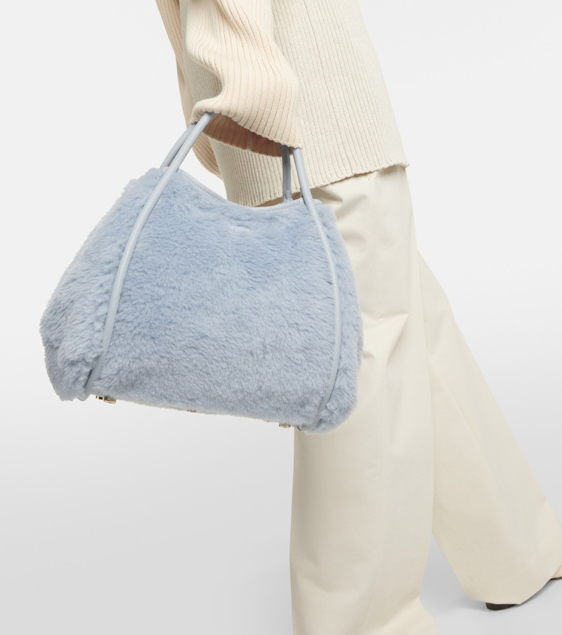 Marine Medium teddy tote bag 6