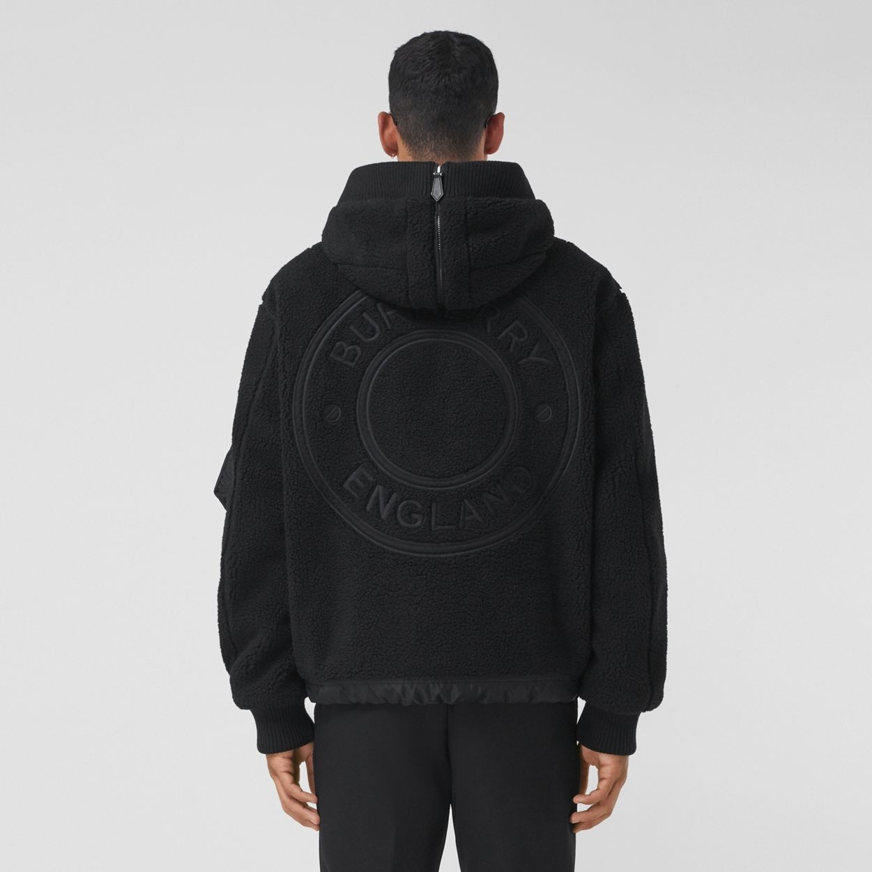 Logo Graphic Fleece Hooded Jacket - 3