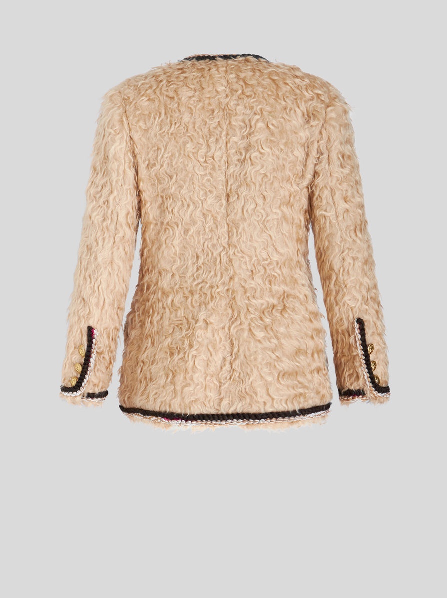 ROUND NECK JACKET - 5