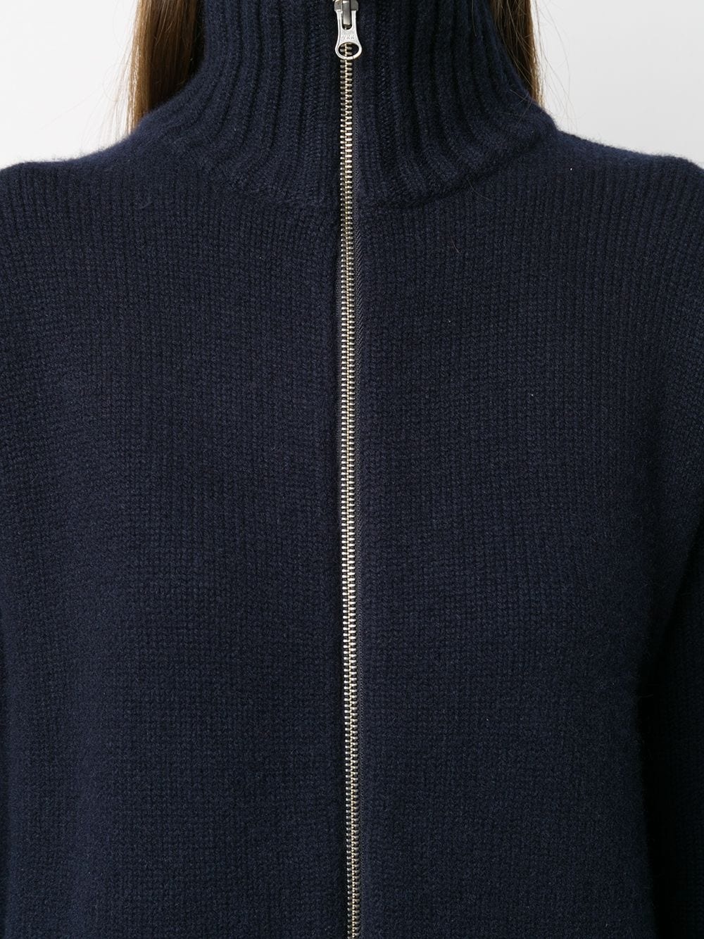 zipped-up cardigan - 5