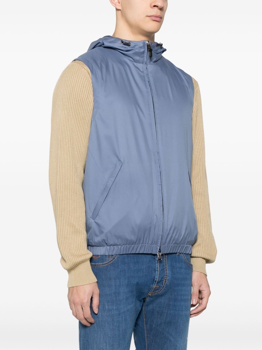 hooded gilet - 3