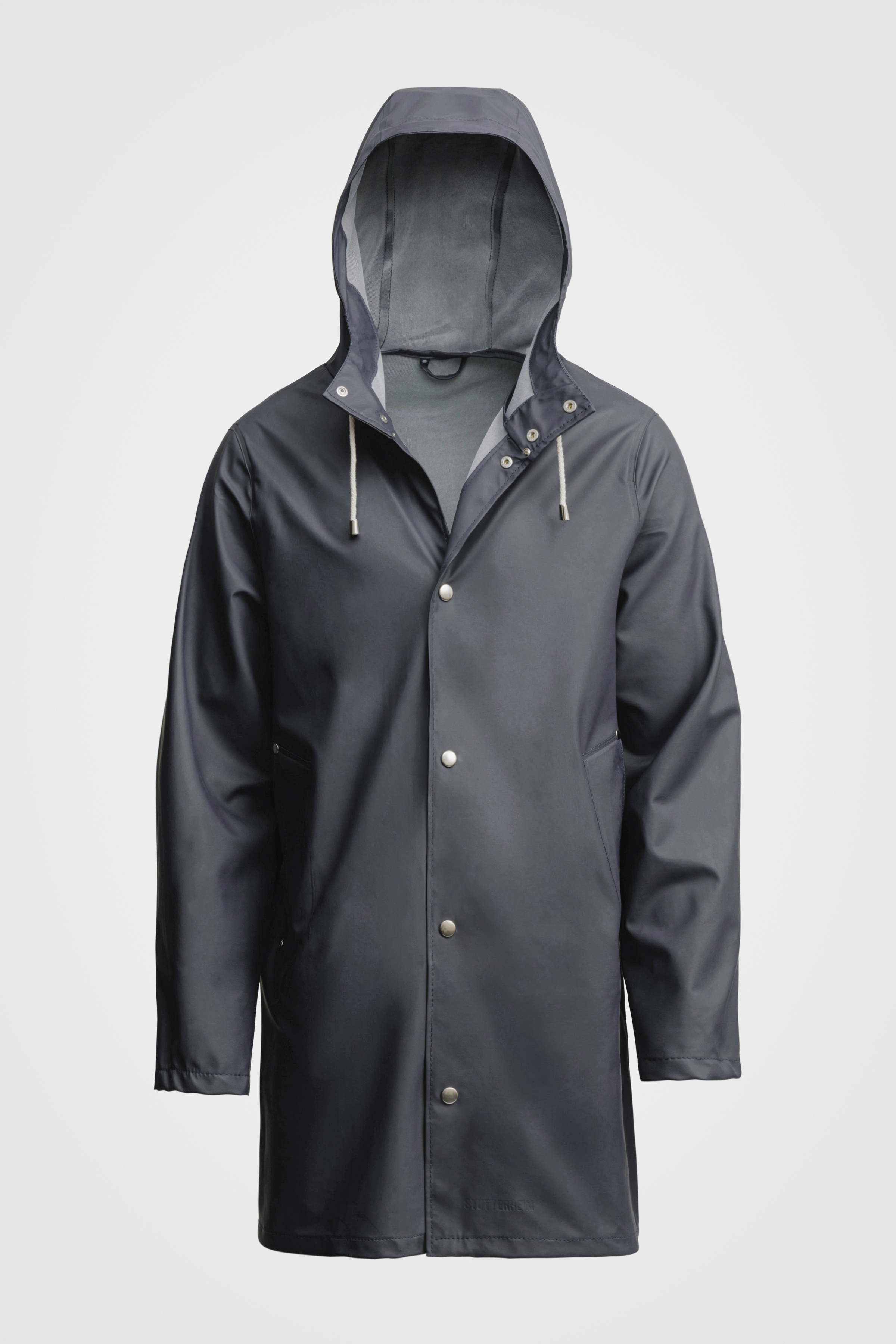 Stockholm Lightweight Raincoat Charcoal - 1