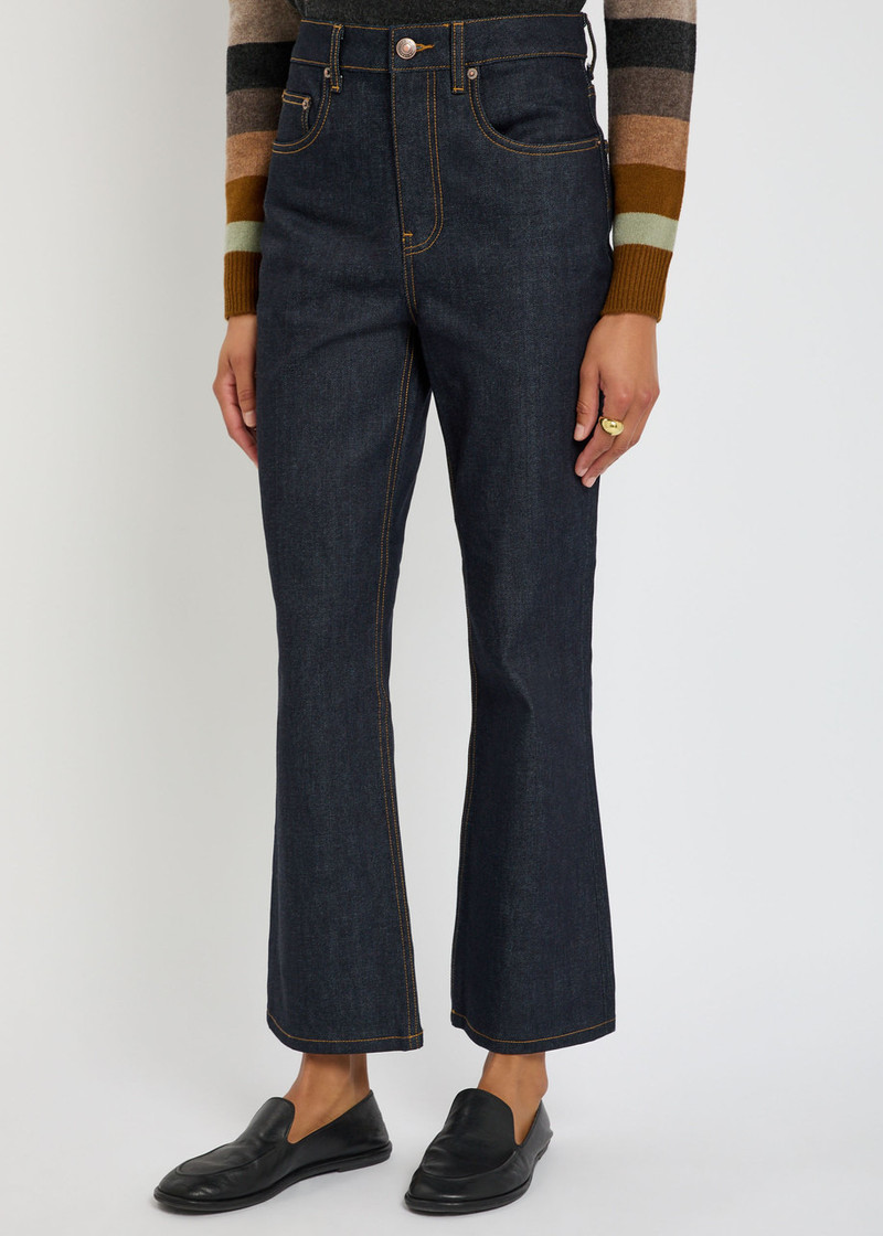 TORY BURCH Tory Burch Cropped Flared-leg Jeans outlook