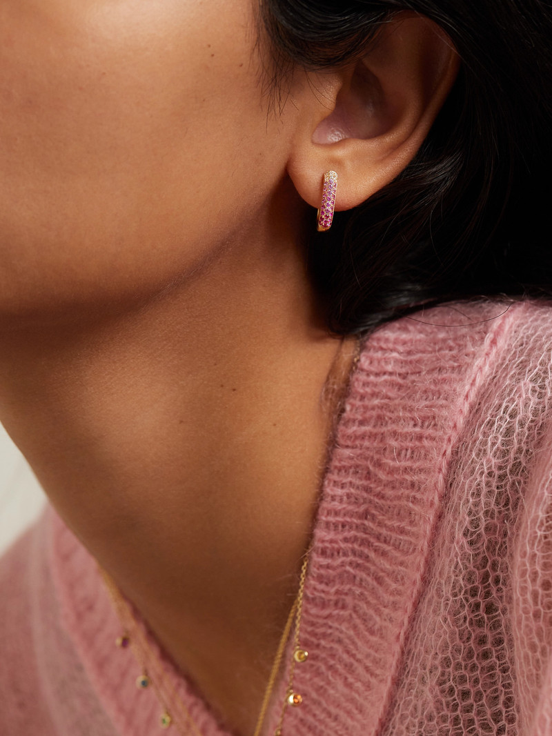 ROXANNE FIRST 14-karat Gold Sapphire Earrings outlook