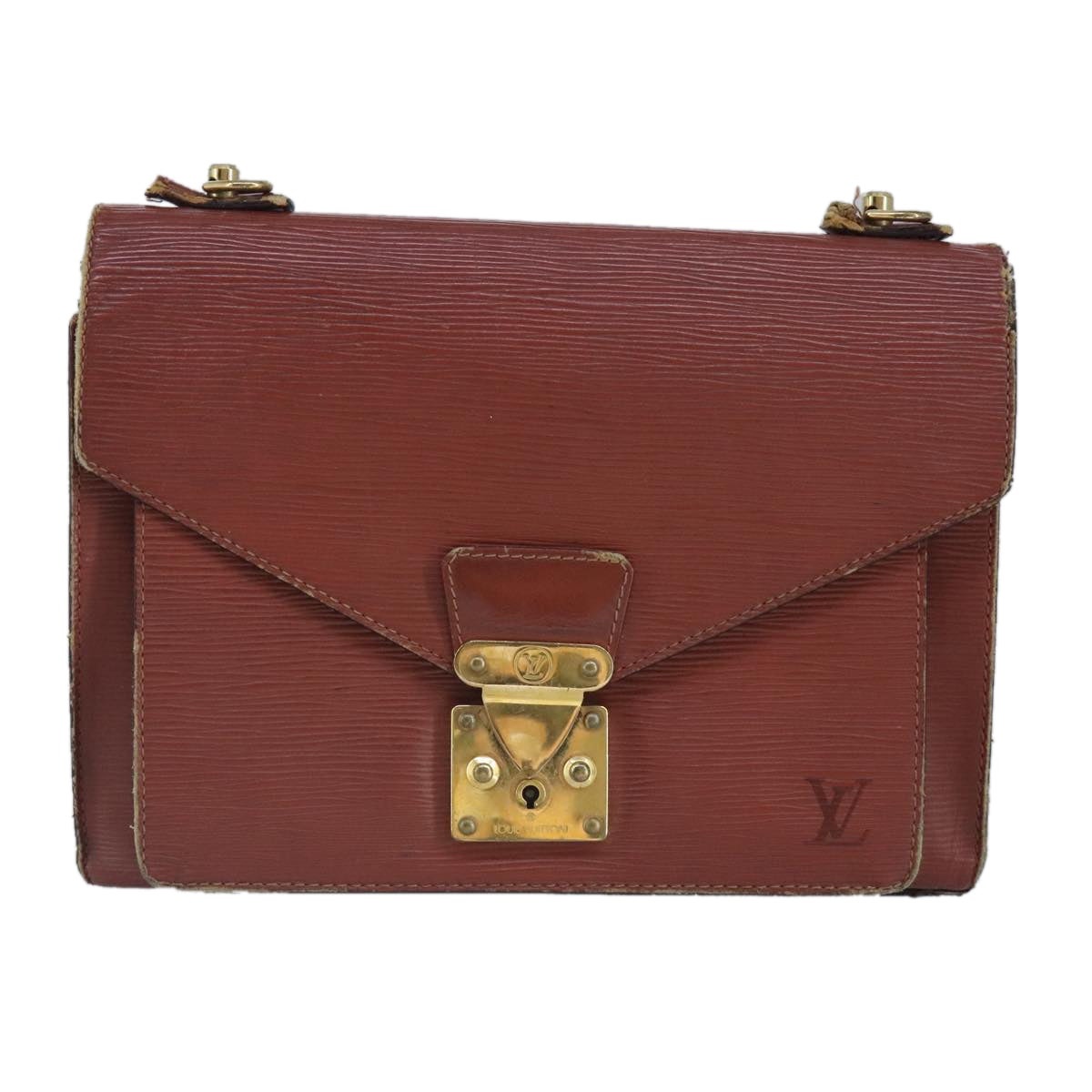 LOUIS VUITTON Epi Monceau 28 Hand Bag Brown M52123 - 2