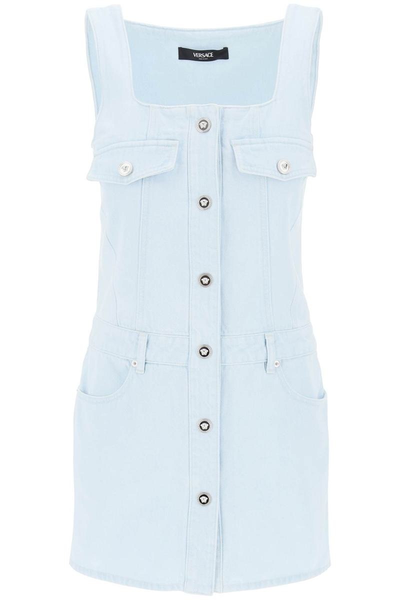 Versace "Medusa Mini Denim Dress - 1