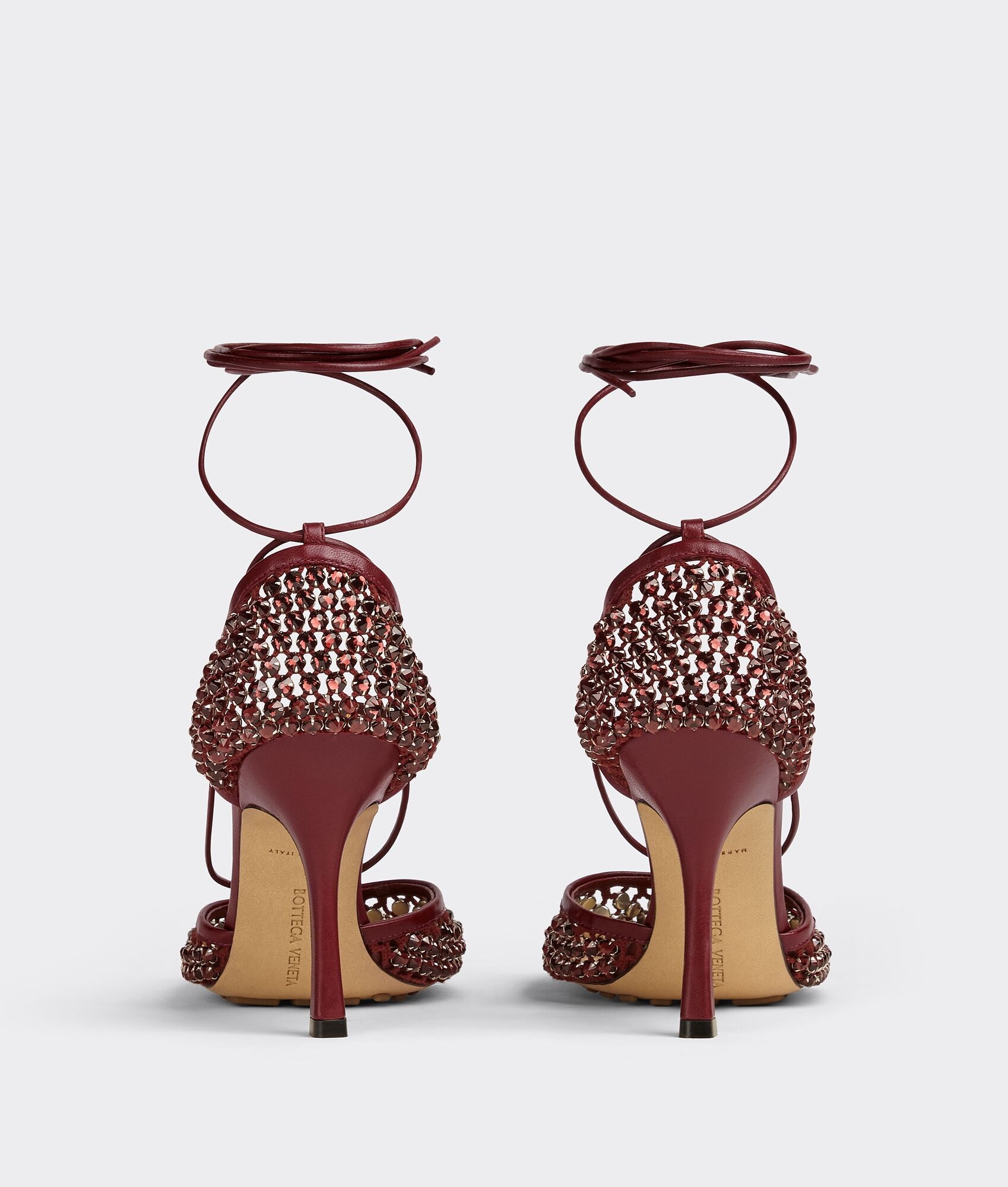 sparkle stretch lace-up sandal - 3
