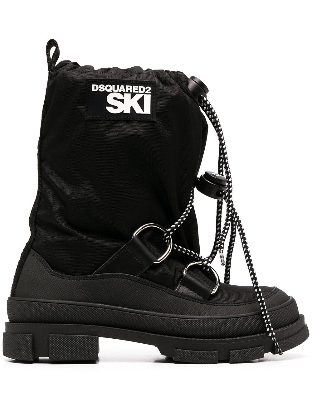 side-logo snow boots - 1