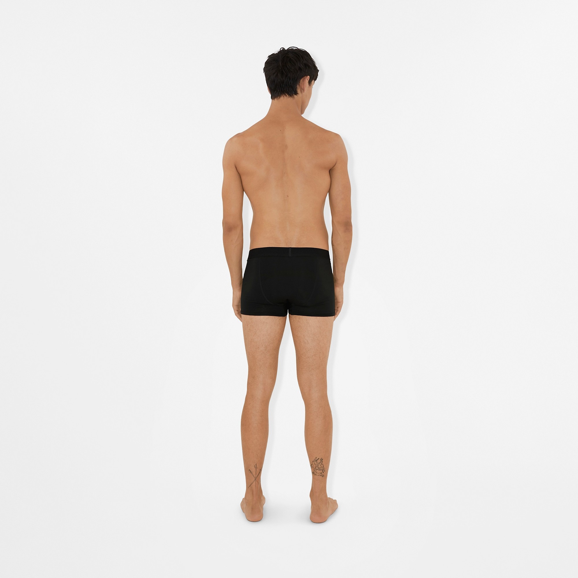 Logo Detail Stretch Cotton Boxer Shorts - 4