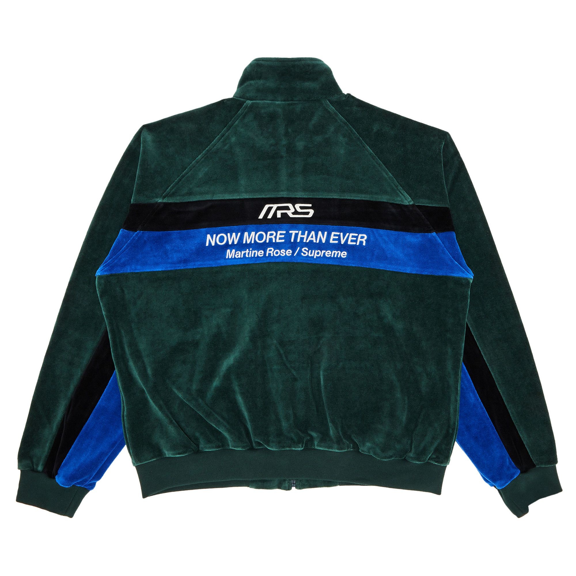 Supreme x Martine Rose Velour Track Jacket 'Green' - 2