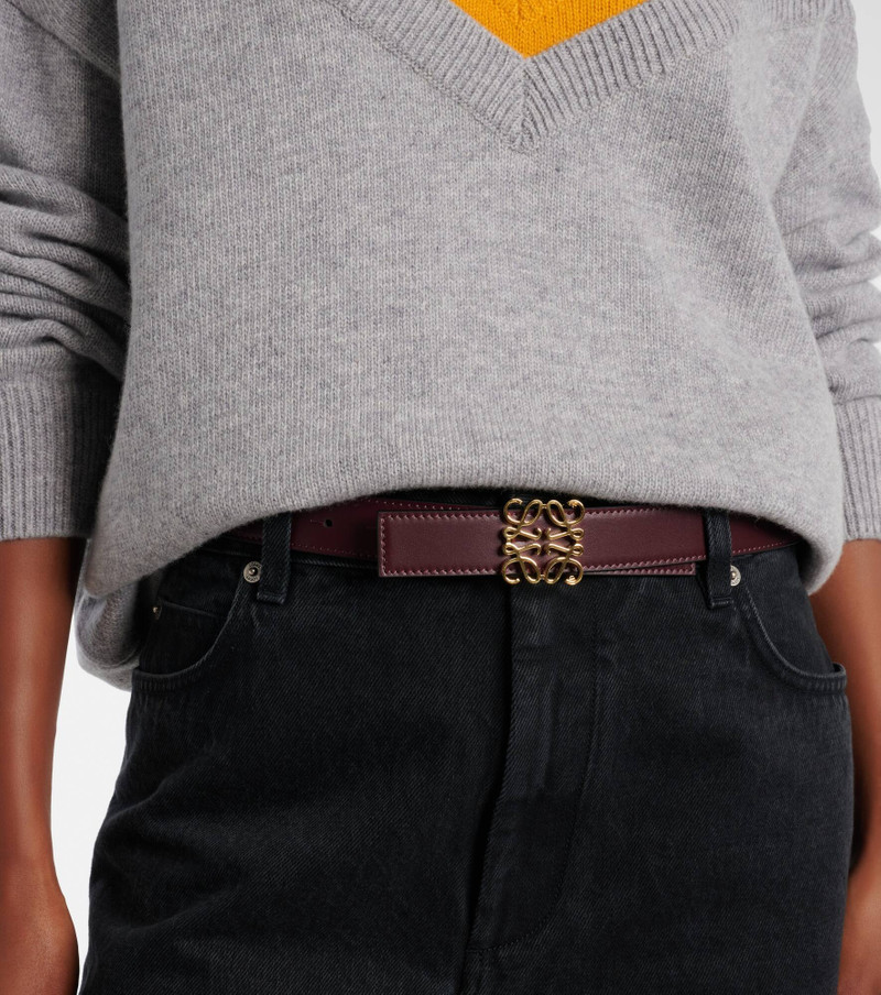 Loewe Anagram leather belt outlook