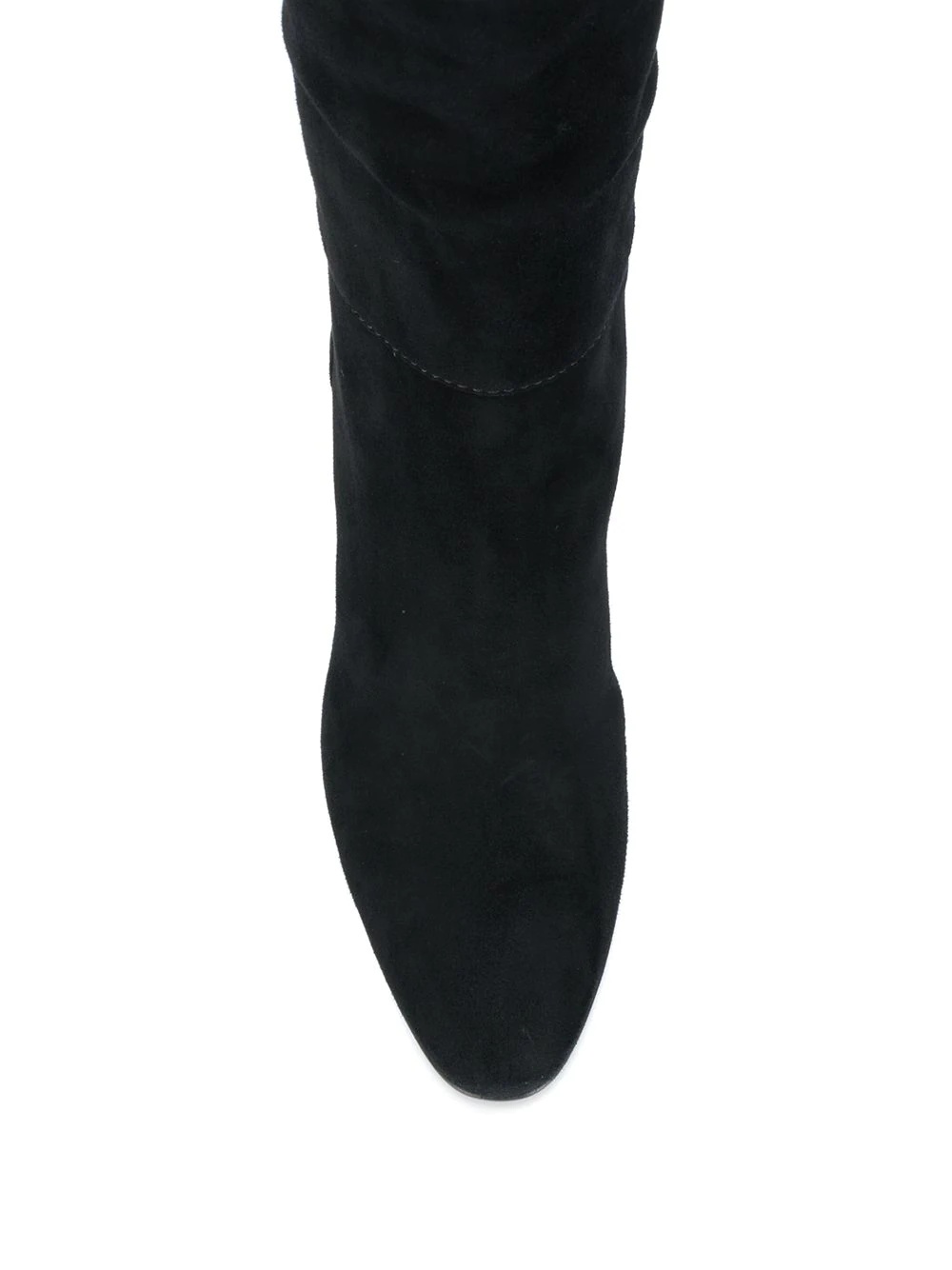 contrast stitch boots - 4