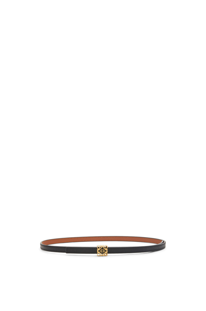 Loewe Reversible Anagram cube belt in smooth calfskin outlook