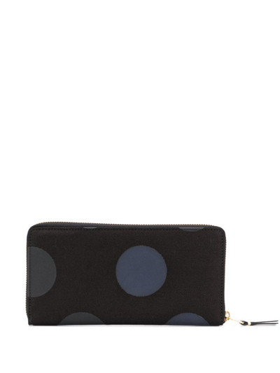 Comme Des Garçons polka dot printed wallet outlook