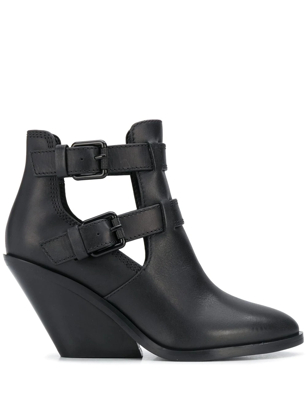 buckle-embellished ankle boots - 1