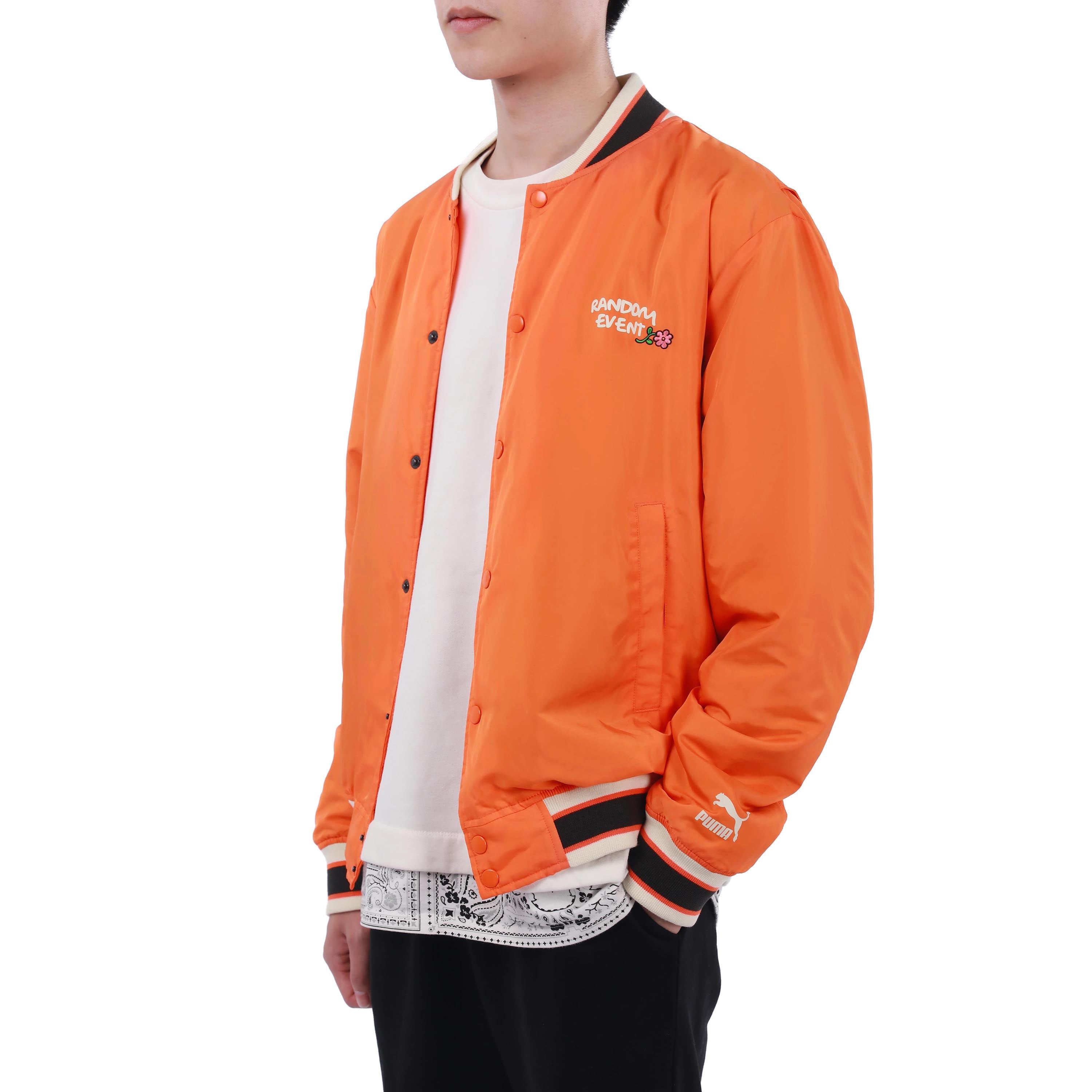 PUMA X Randomevent Bomber Jacket 'Orange' 59666140 - 4