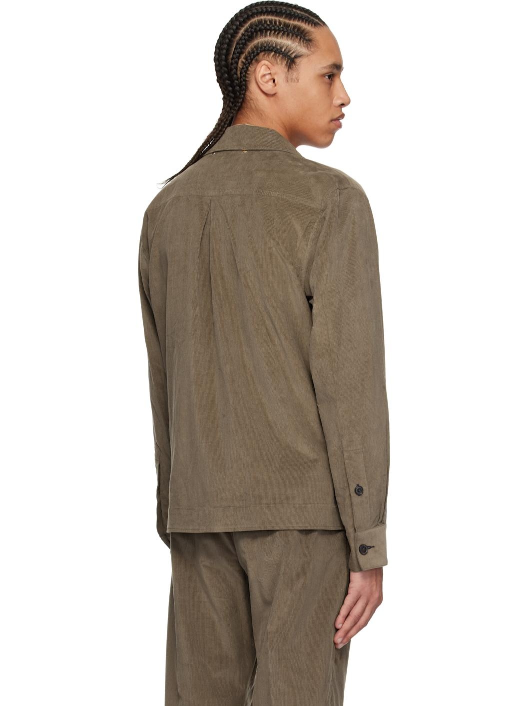 Brown Zip Jacket - 3