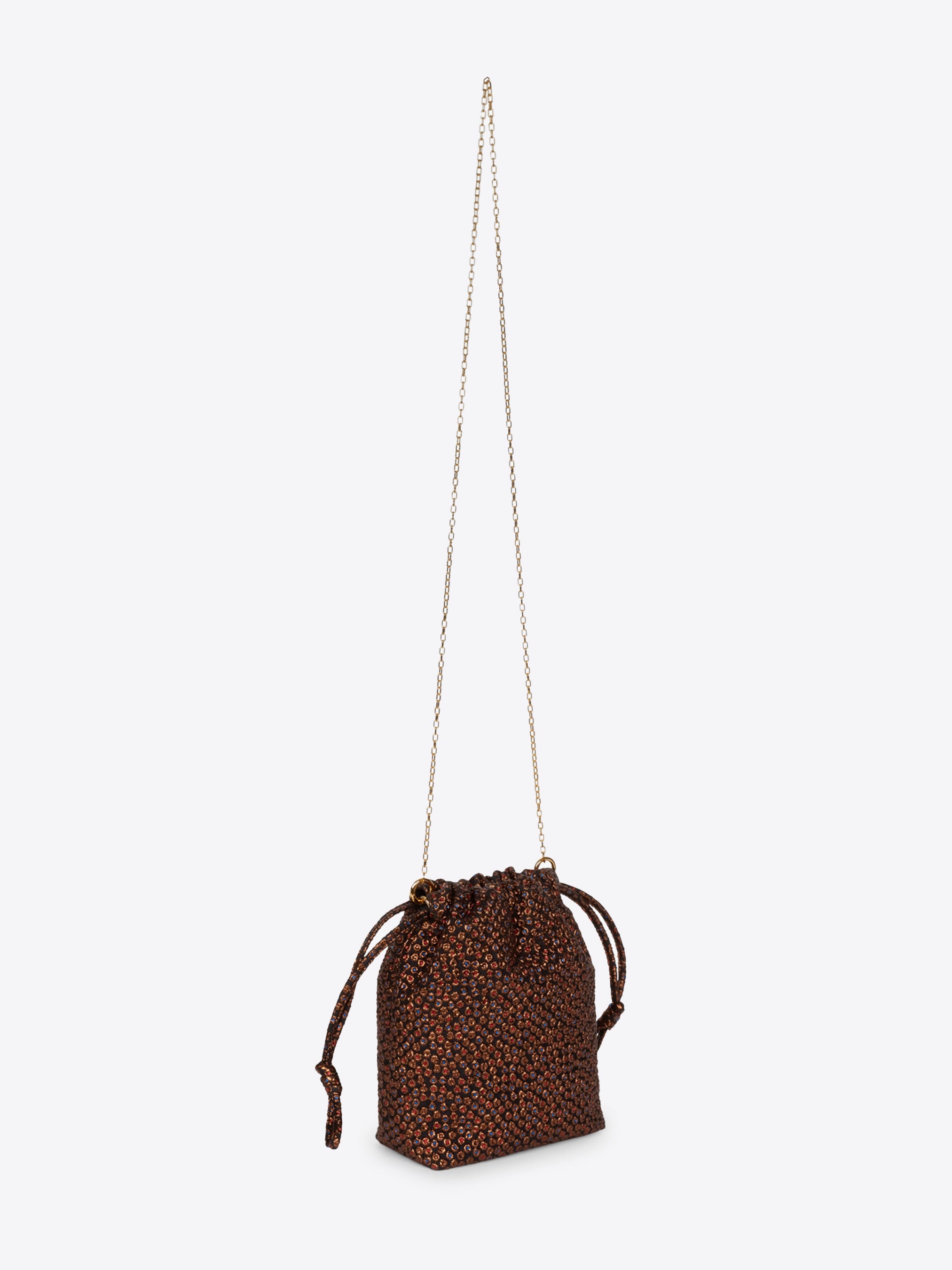 JACQUARD POUCH BAG - 3