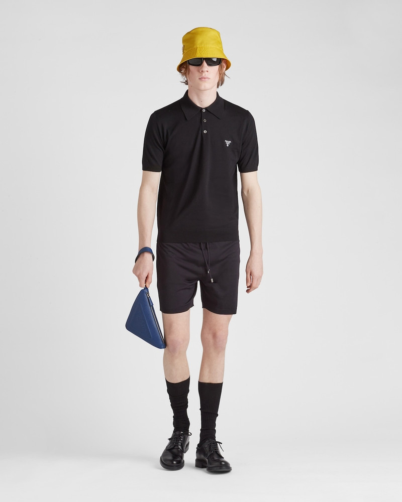 Prada Silk and cotton shorts outlook
