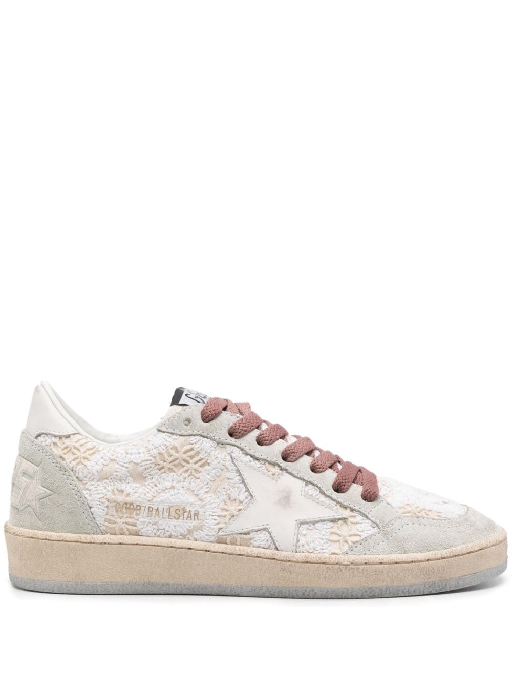 Ball Star embroidered-panels sneakers - 1
