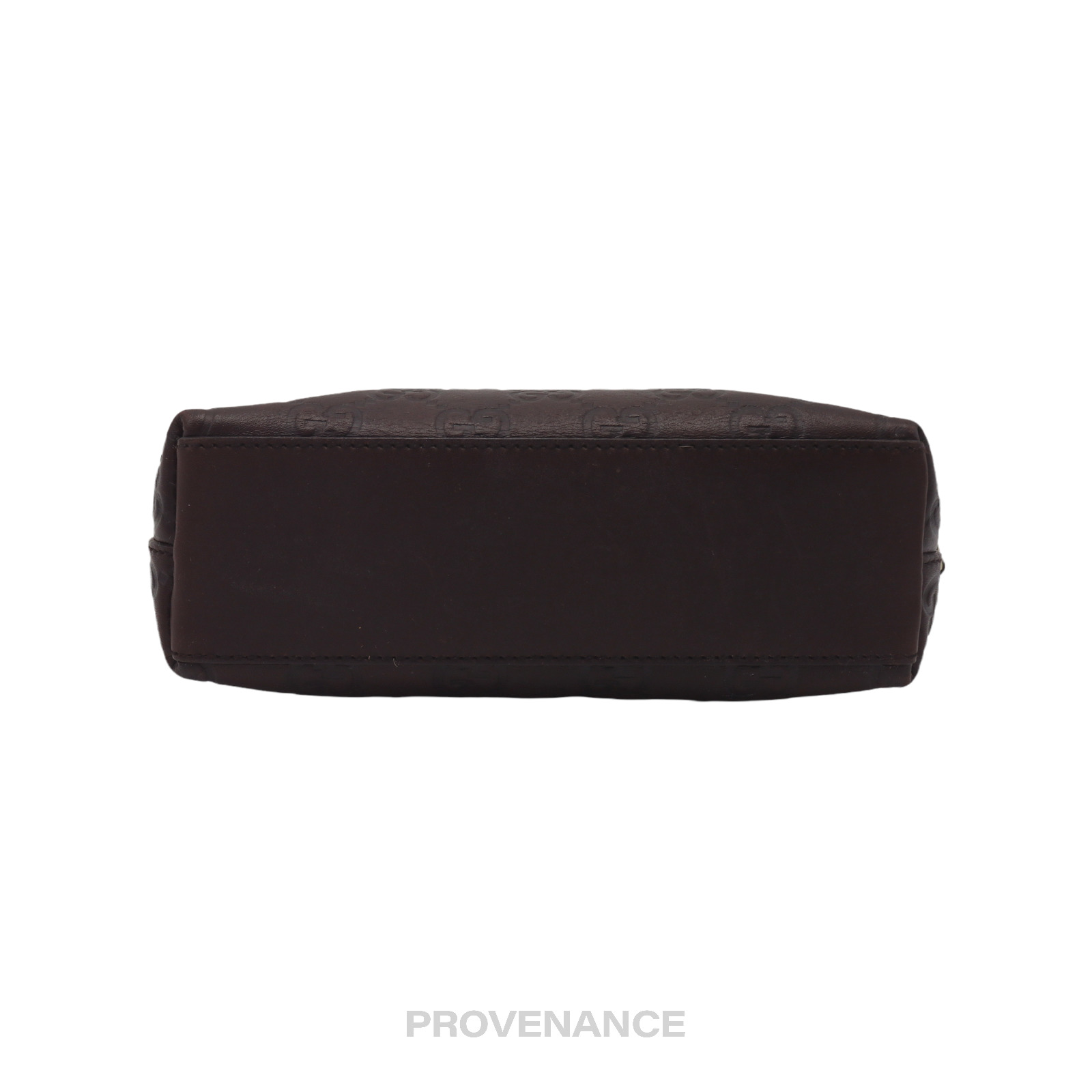 PROVENANCE - Gucci GG Zip Pouch - Chocolate Guccissima Leather - 3