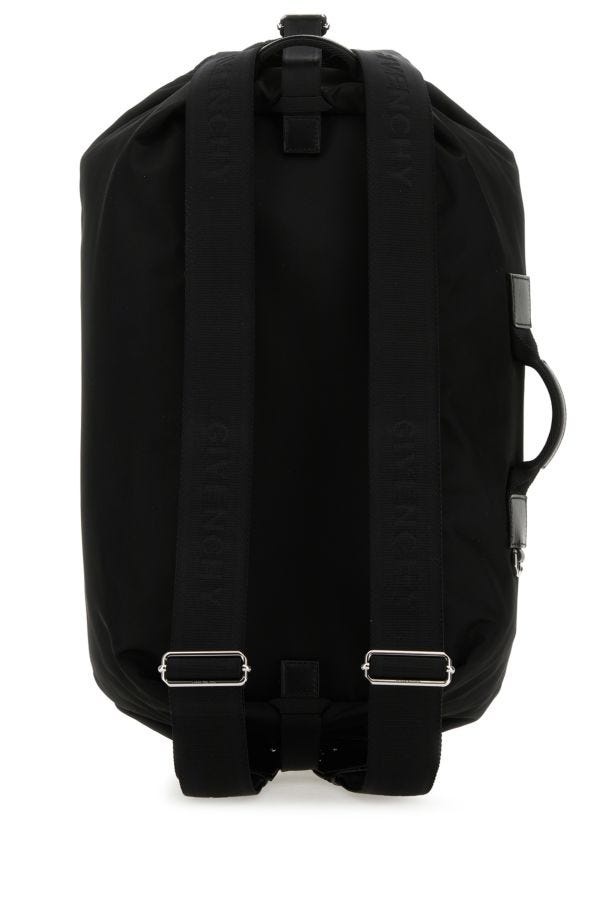 Black fabric G-Zip backpack - 4