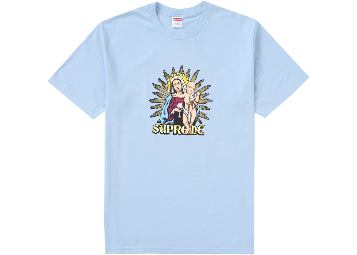 Supreme Blood Tee Powder Blue - 1
