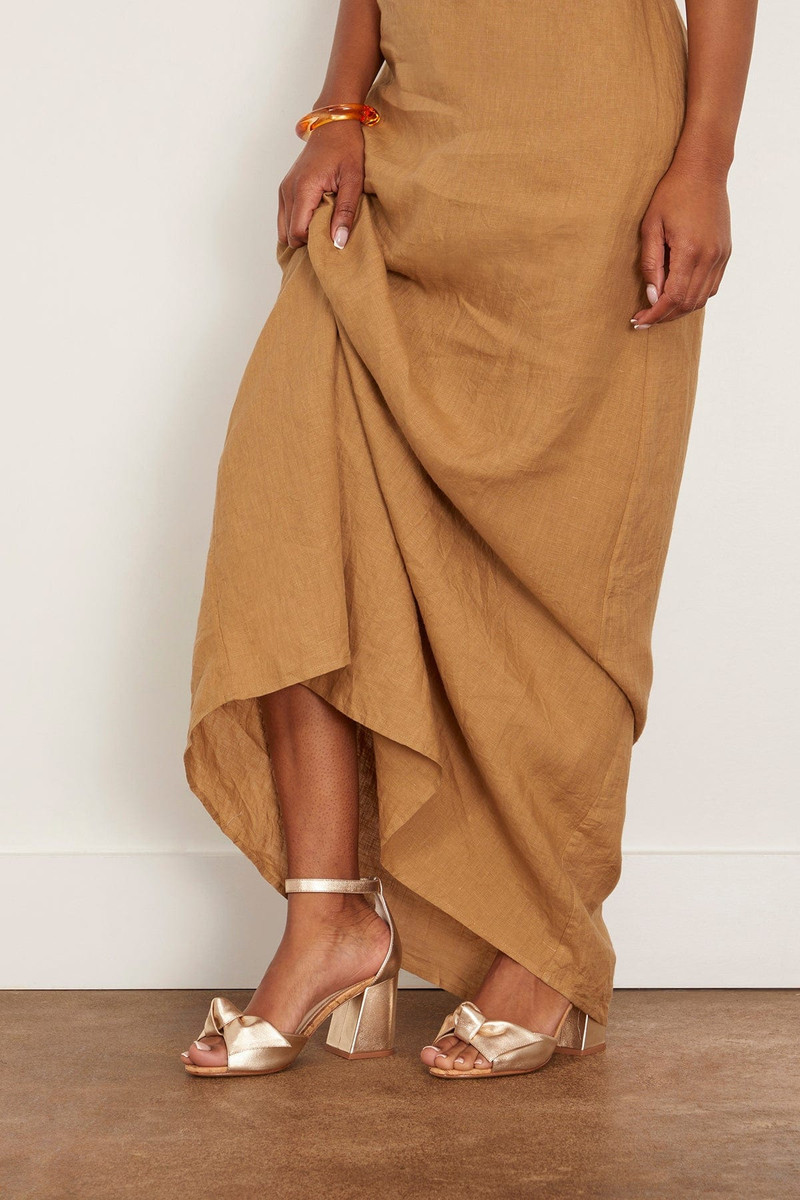 ALEXANDRE BIRMAN Maxi Clarita Flare 75 Sandal in Golden outlook