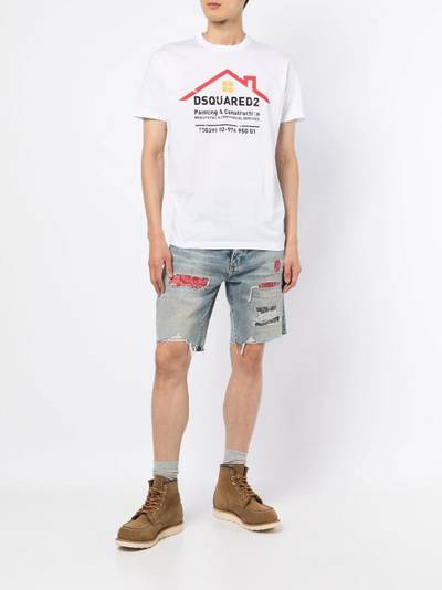 DSQUARED2 logo-print cotton T-shirt outlook