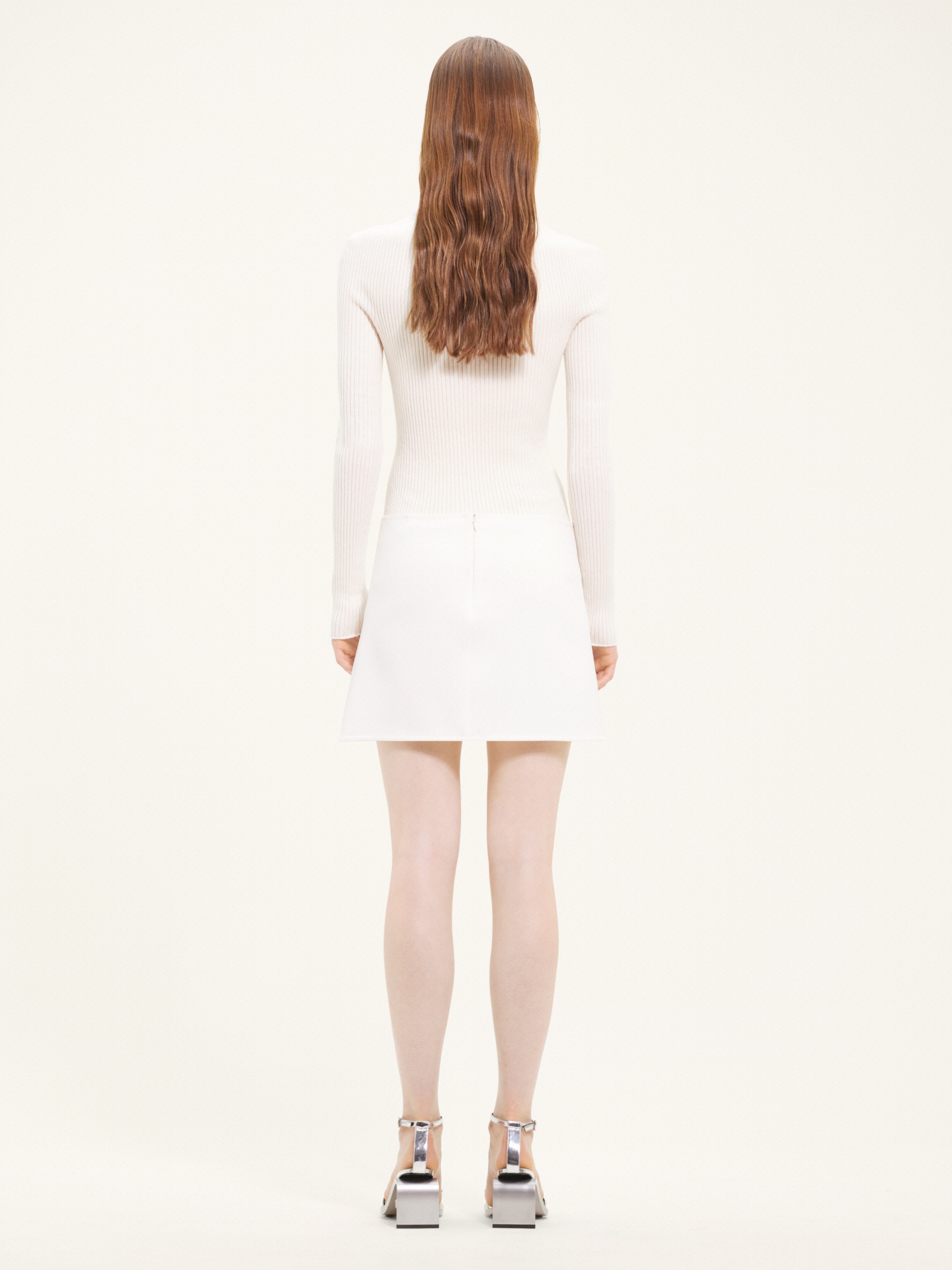 ELLIPSE TWILL MINI SKIRT - 4