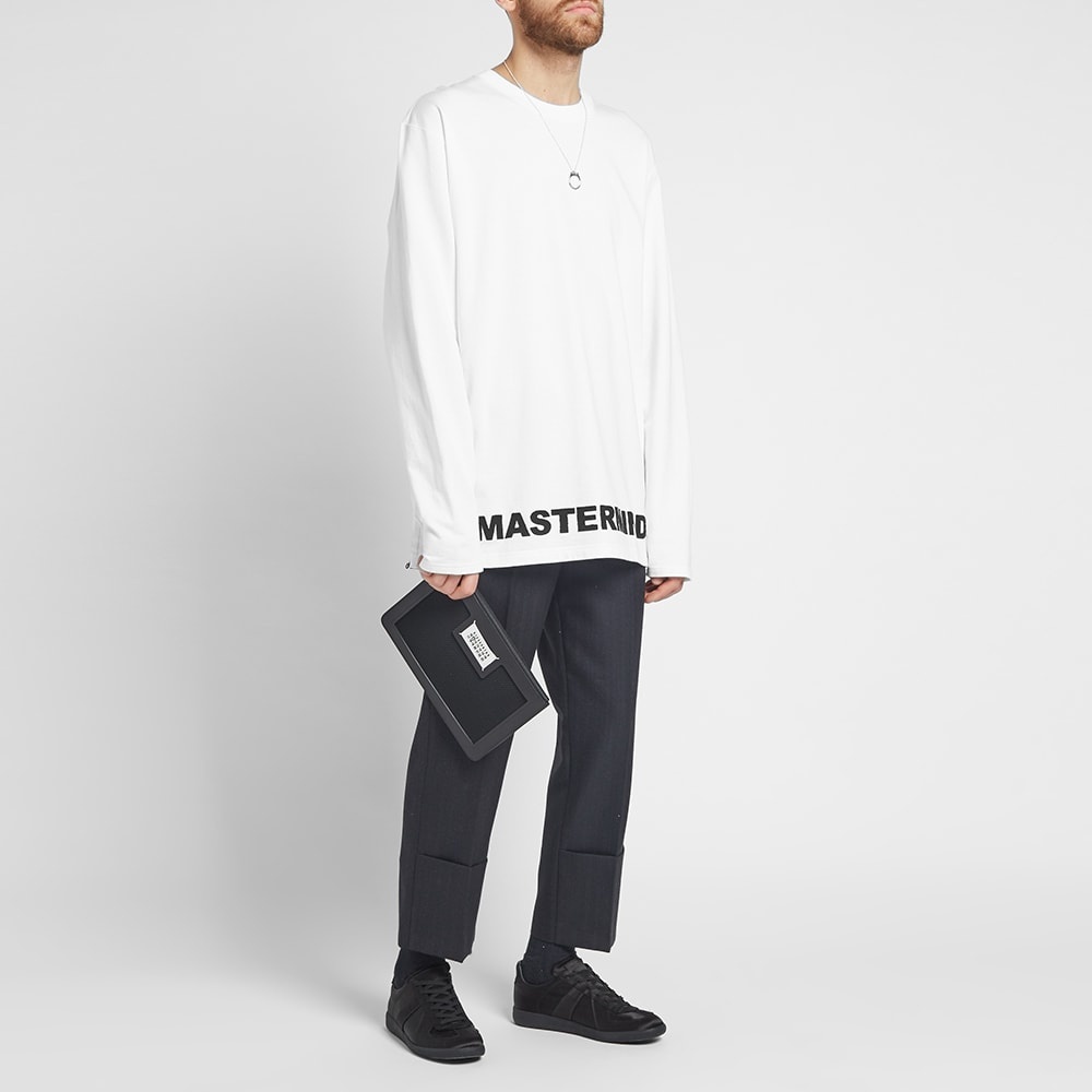 MASTERMIND WORLD Long Sleeve Opal Skull Cut & Sew Crew Tee - 9